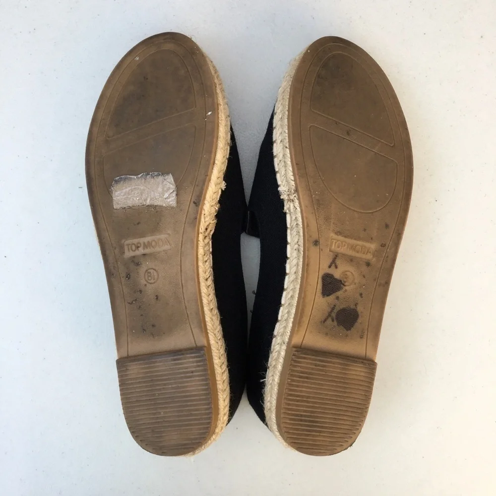 Top Moda Cactus Slip On Espadrille Size 8.5